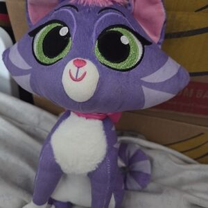 Disney Purple and White Striped Plush Toy